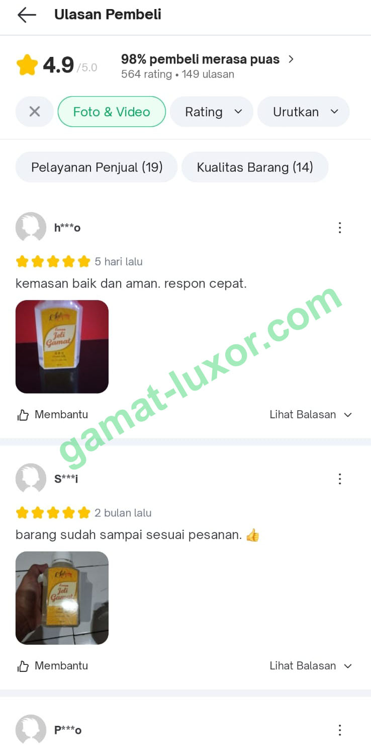 Testimoni Luxor 1