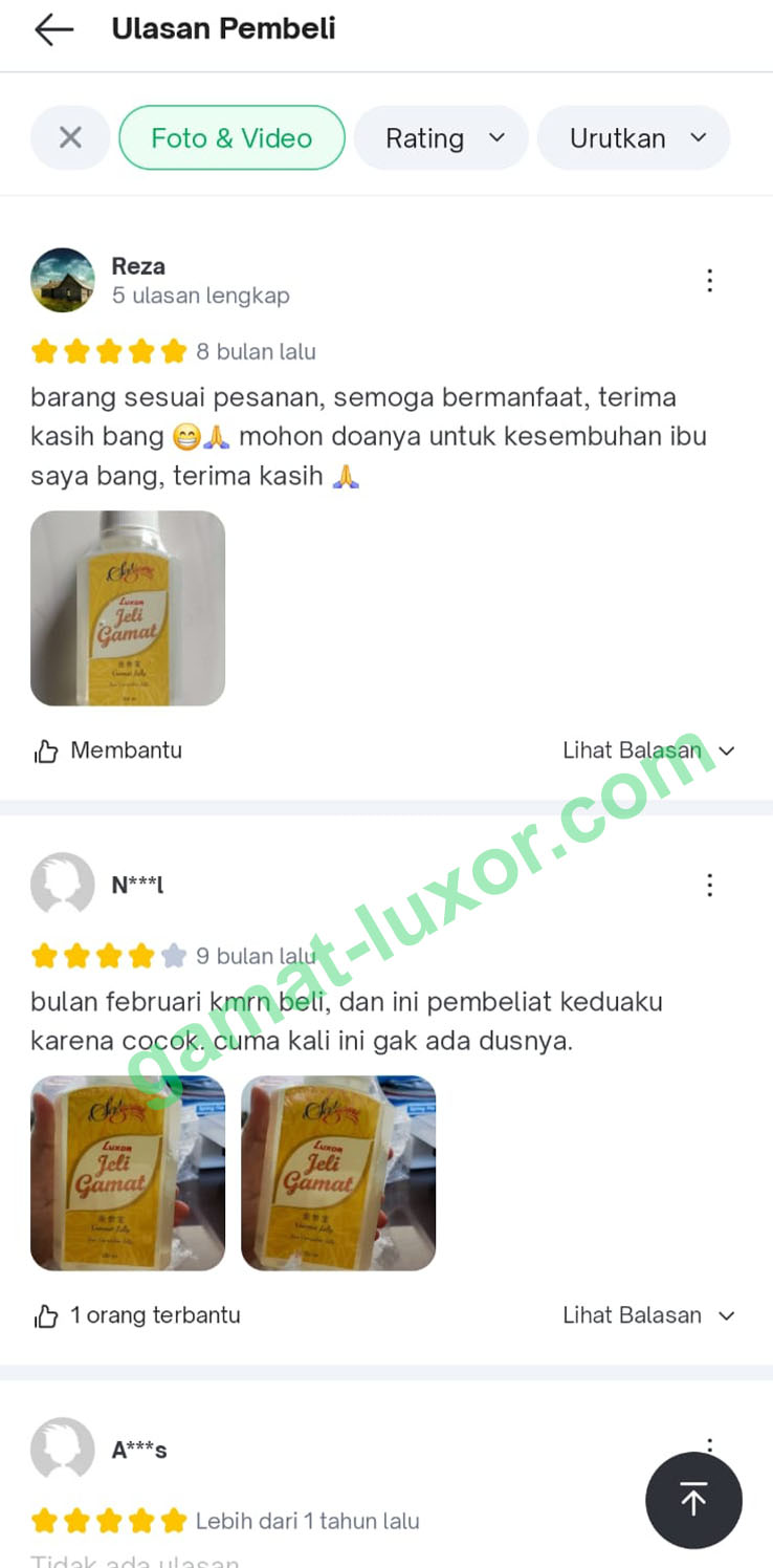 Testimoni Luxor 10