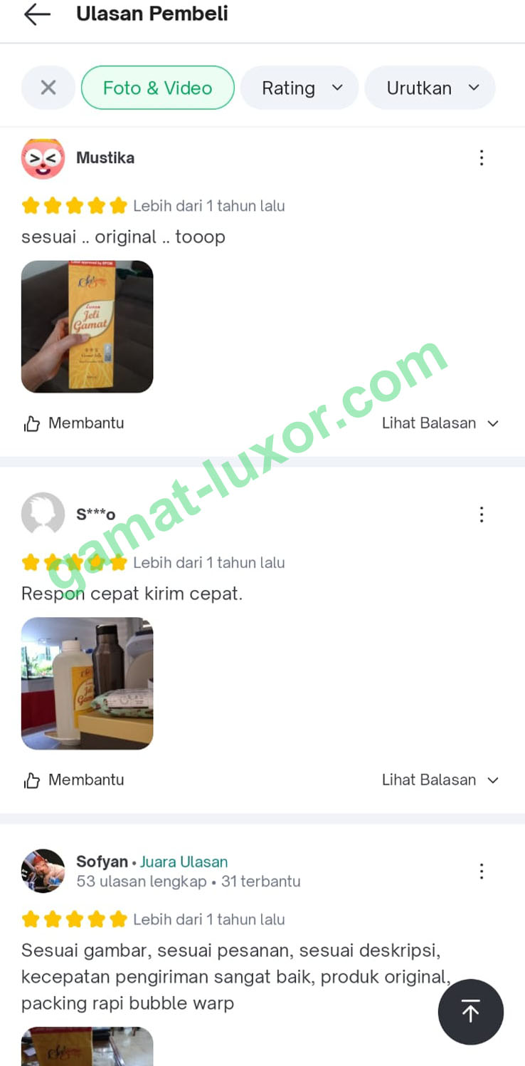 Testimoni Luxor 5